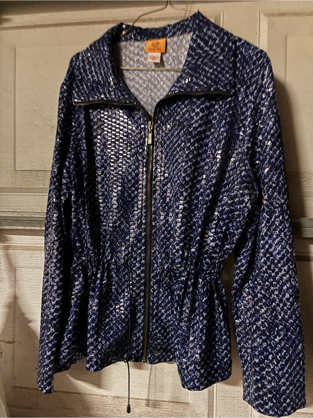 Ruby Rd Textured Zip Bomber Jacket - Picture 4 of 11